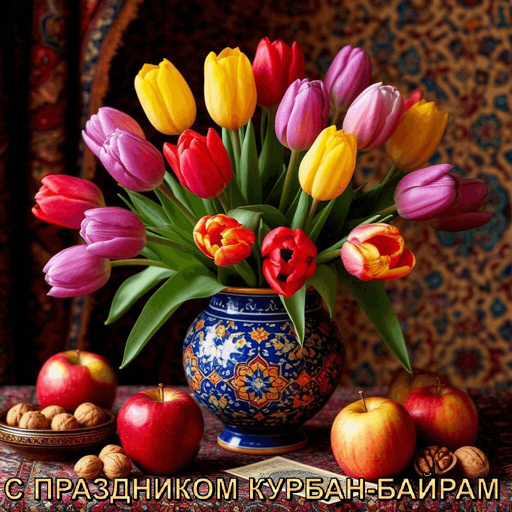 С Курбан-байрамом, красивые открытки и поздравления
