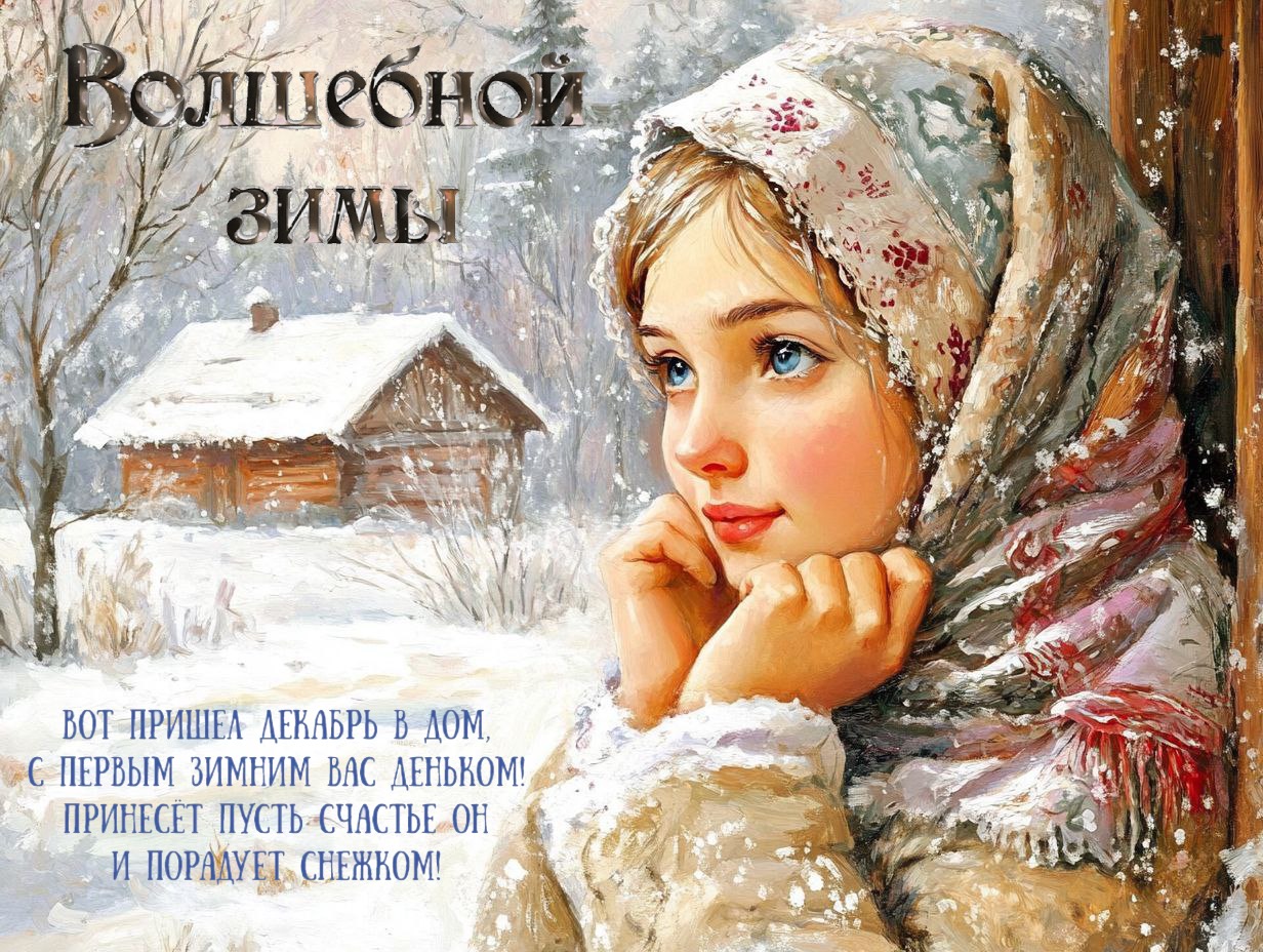 С Первым днем зимы