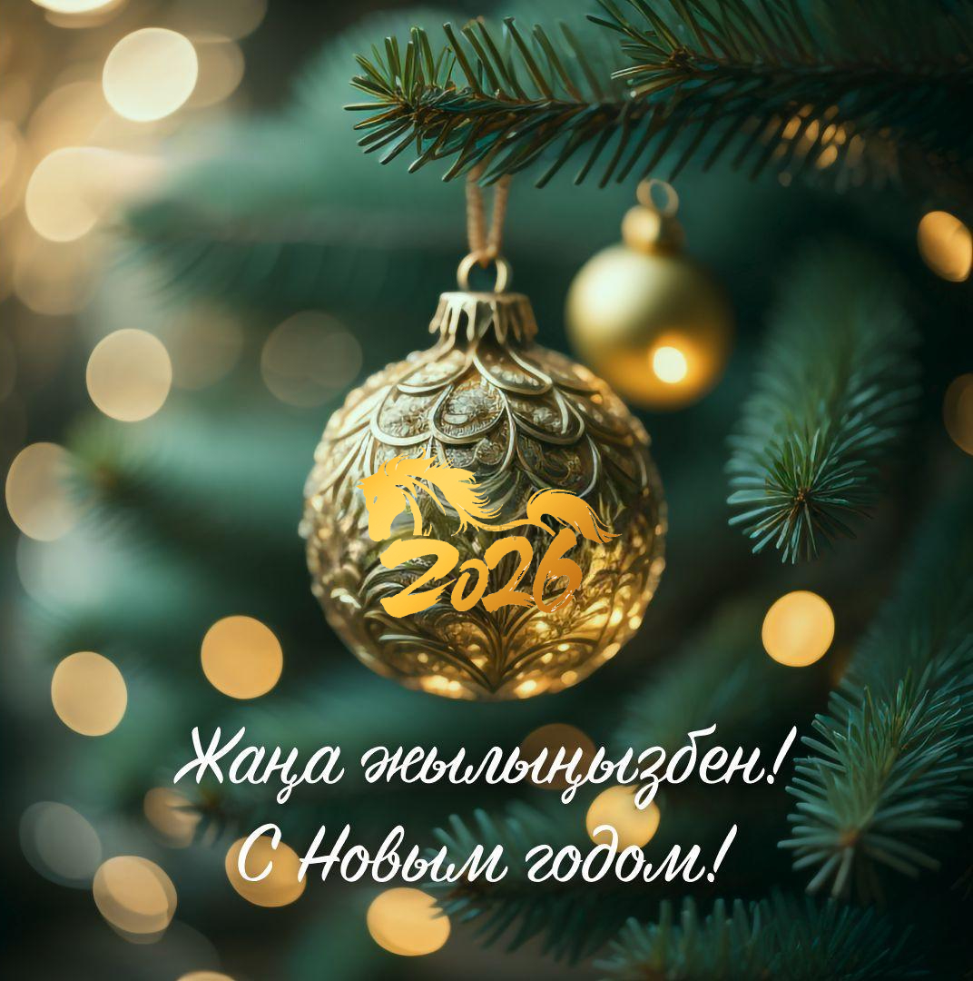 С Новым годом на казахском языке