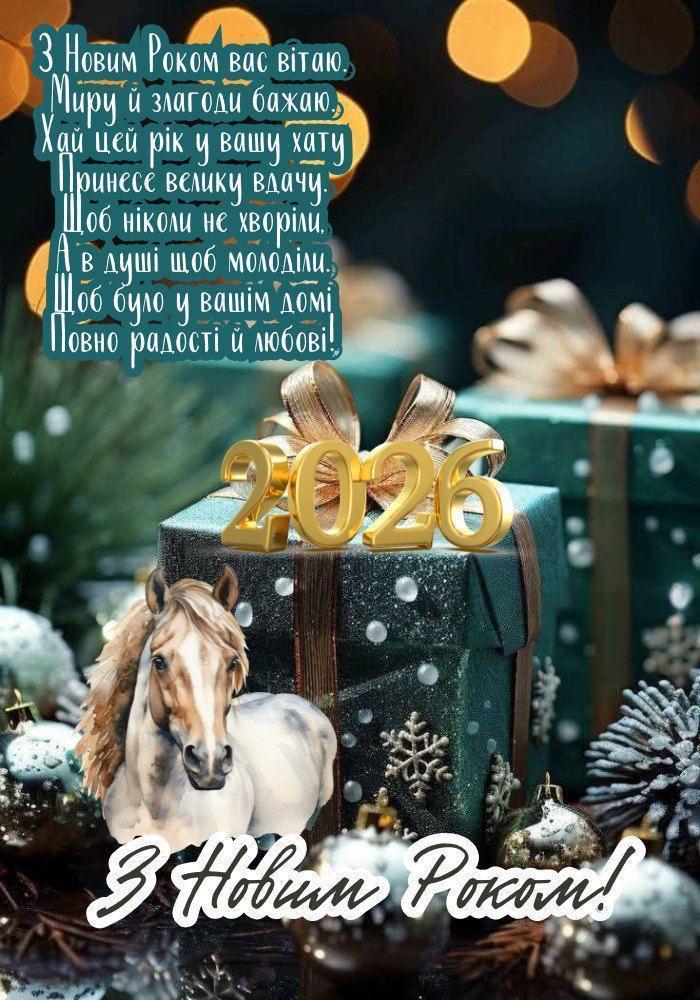 С Новым годом на украинском языке