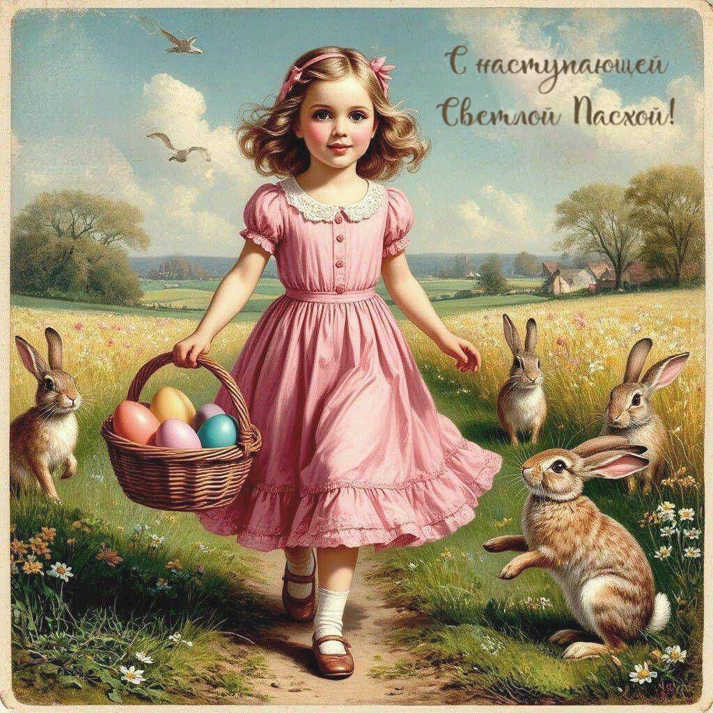 С наступающей Пасхой, красивые открытки