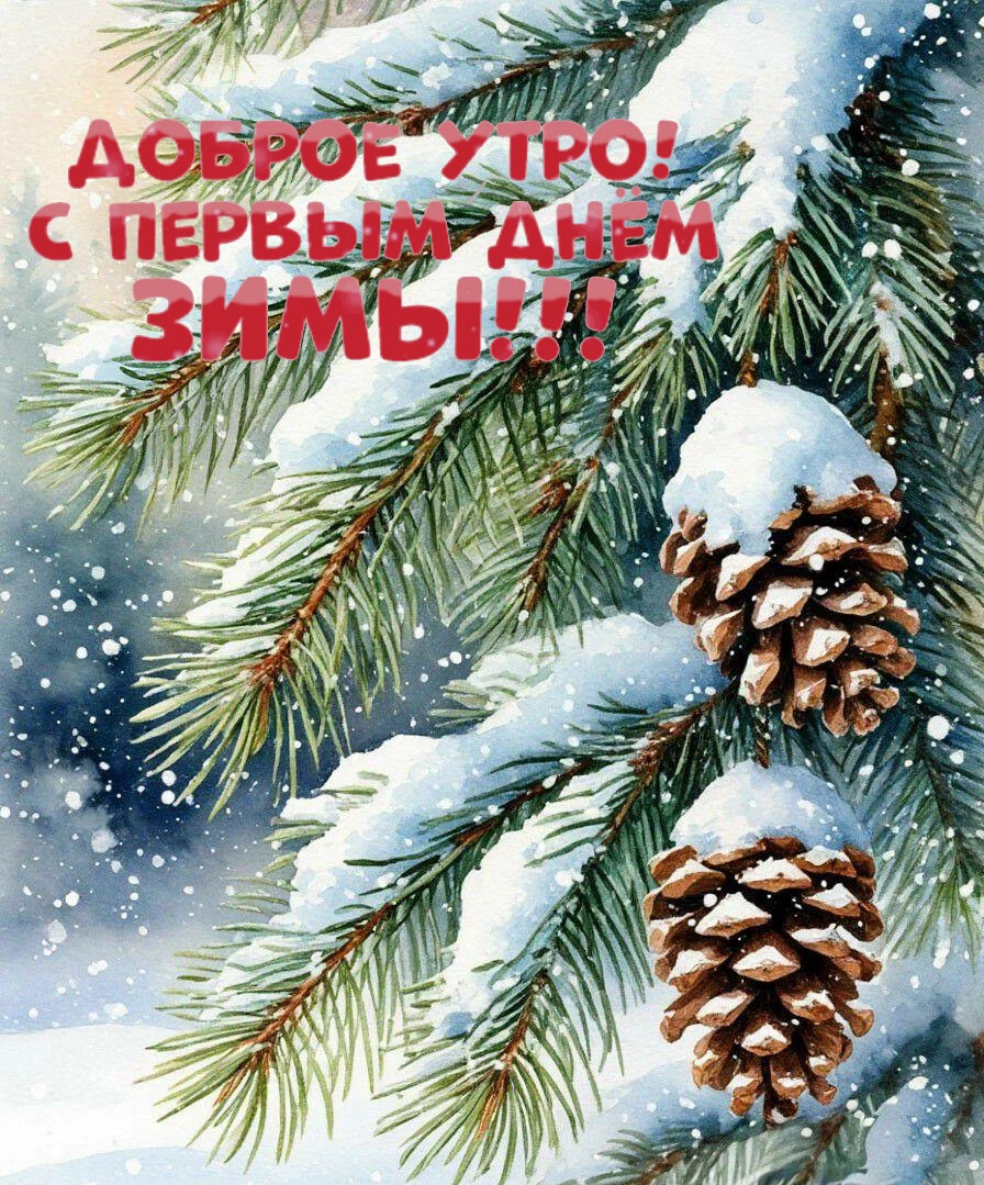 С Первым днем зимы