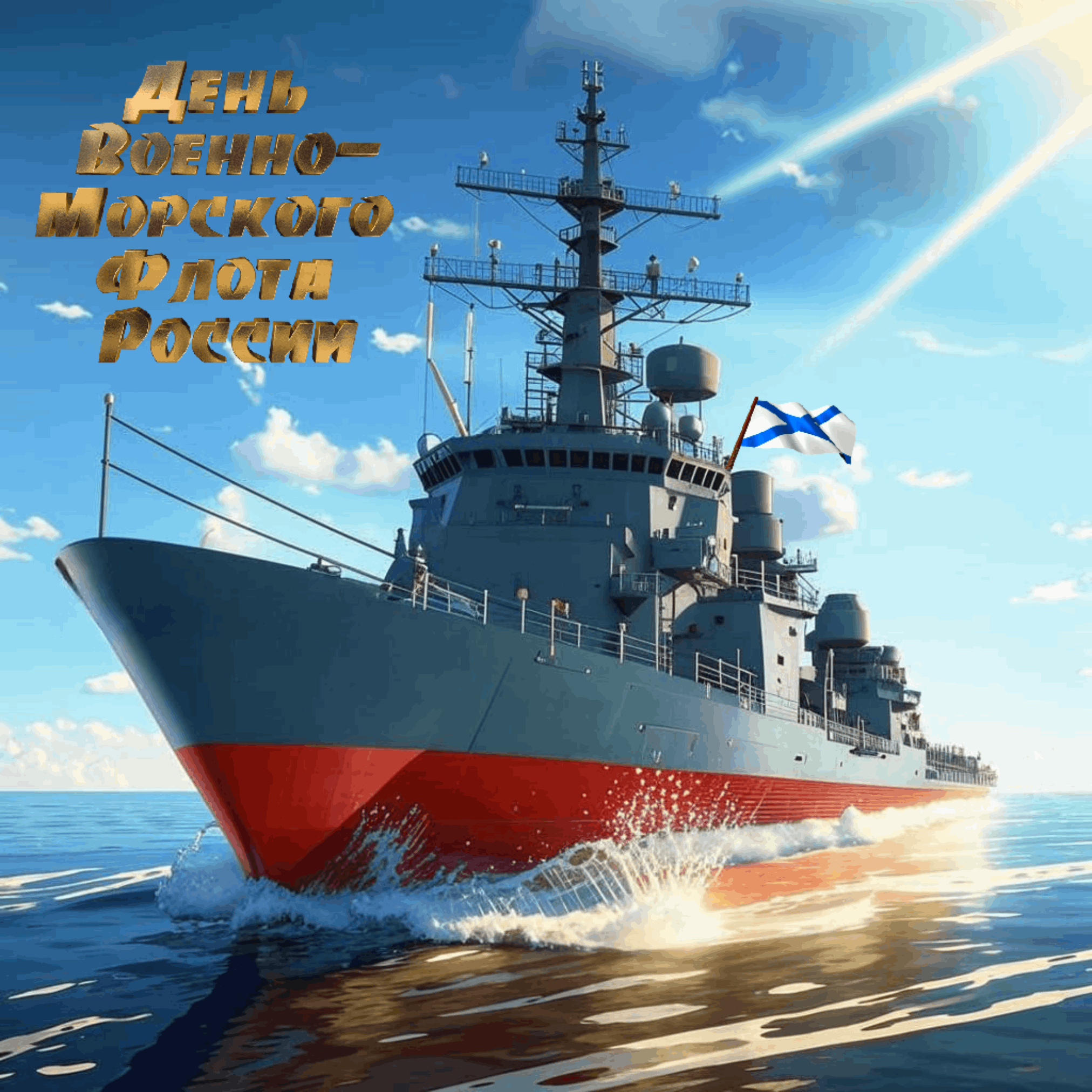 Открытка с днем вмф скачать