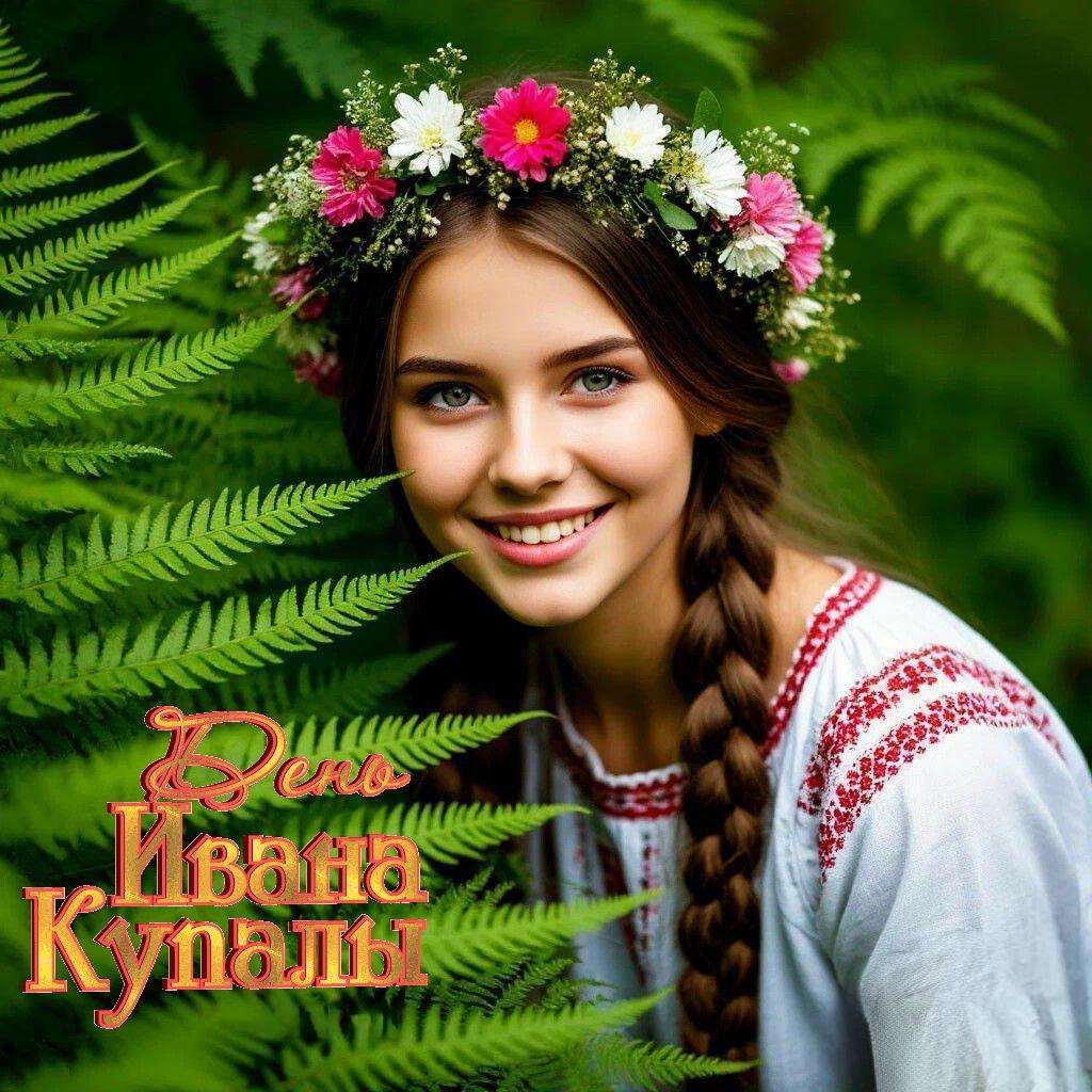 С Днем Ивана Купалы, открытки и гифки