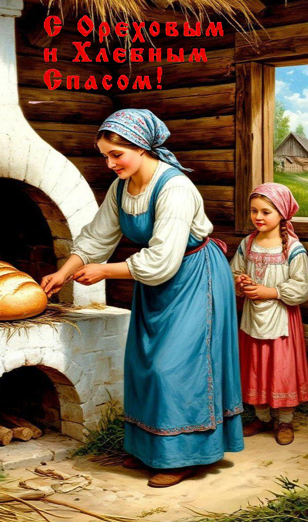 С Ореховым, Хлебным Спасом