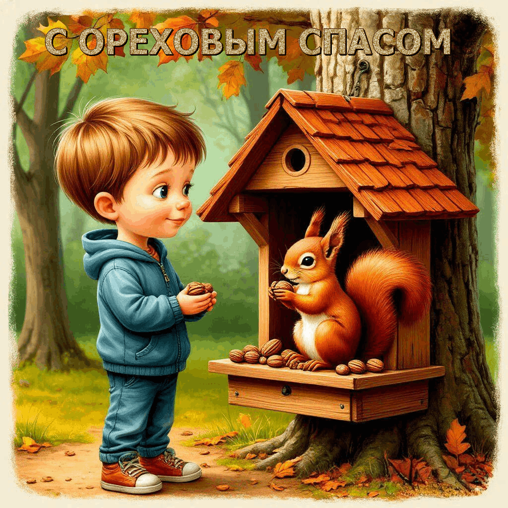 С Ореховым, Хлебным Спасом