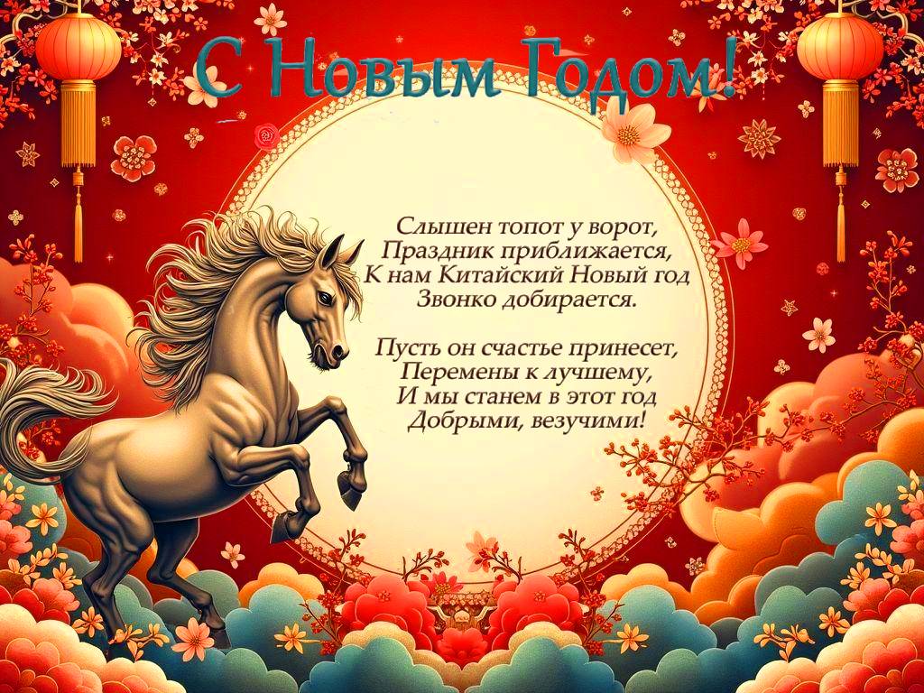 С Китайским Новым годом 2026