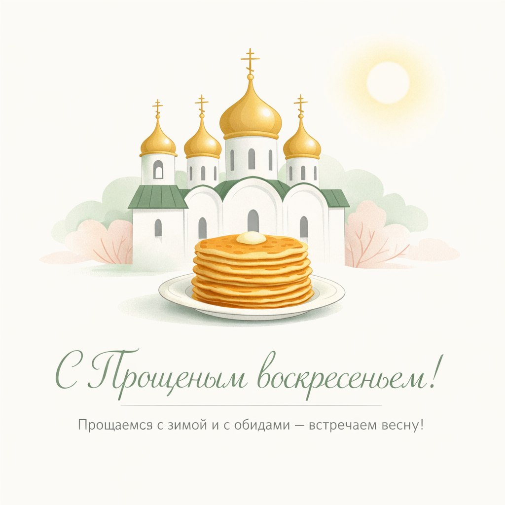 С Масленицей и Прощеным воскресеньем