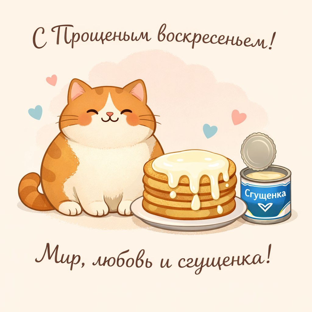 С Масленицей и Прощеным воскресеньем