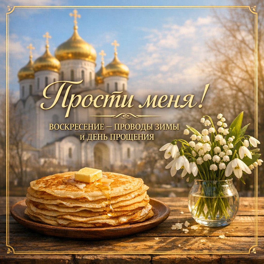 С Масленицей и Прощеным воскресеньем