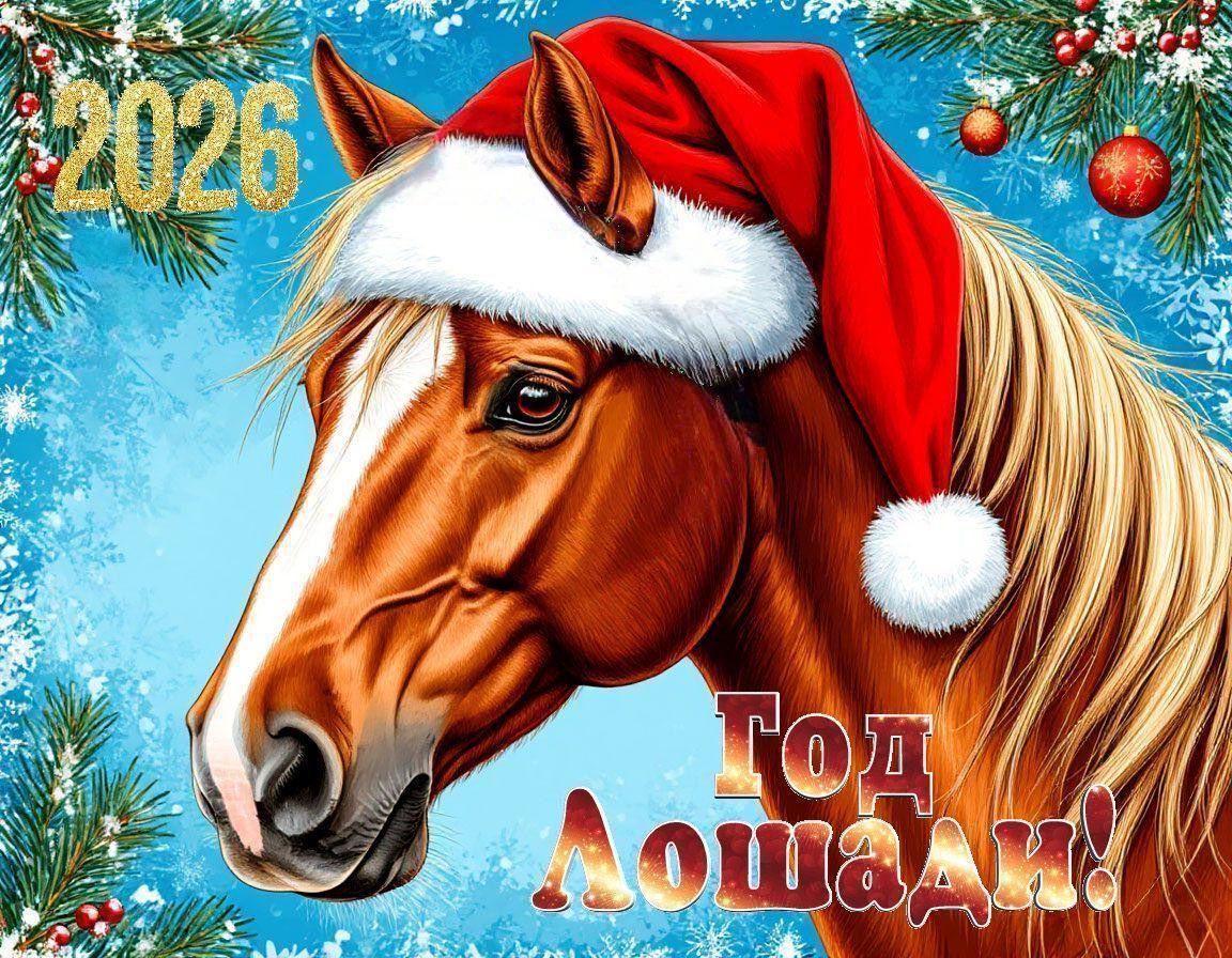 С Новым годом, 2026, с годом Лошади