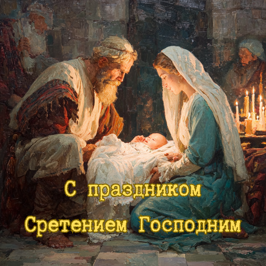 Со Сретением Господним, с праздником Сретения
