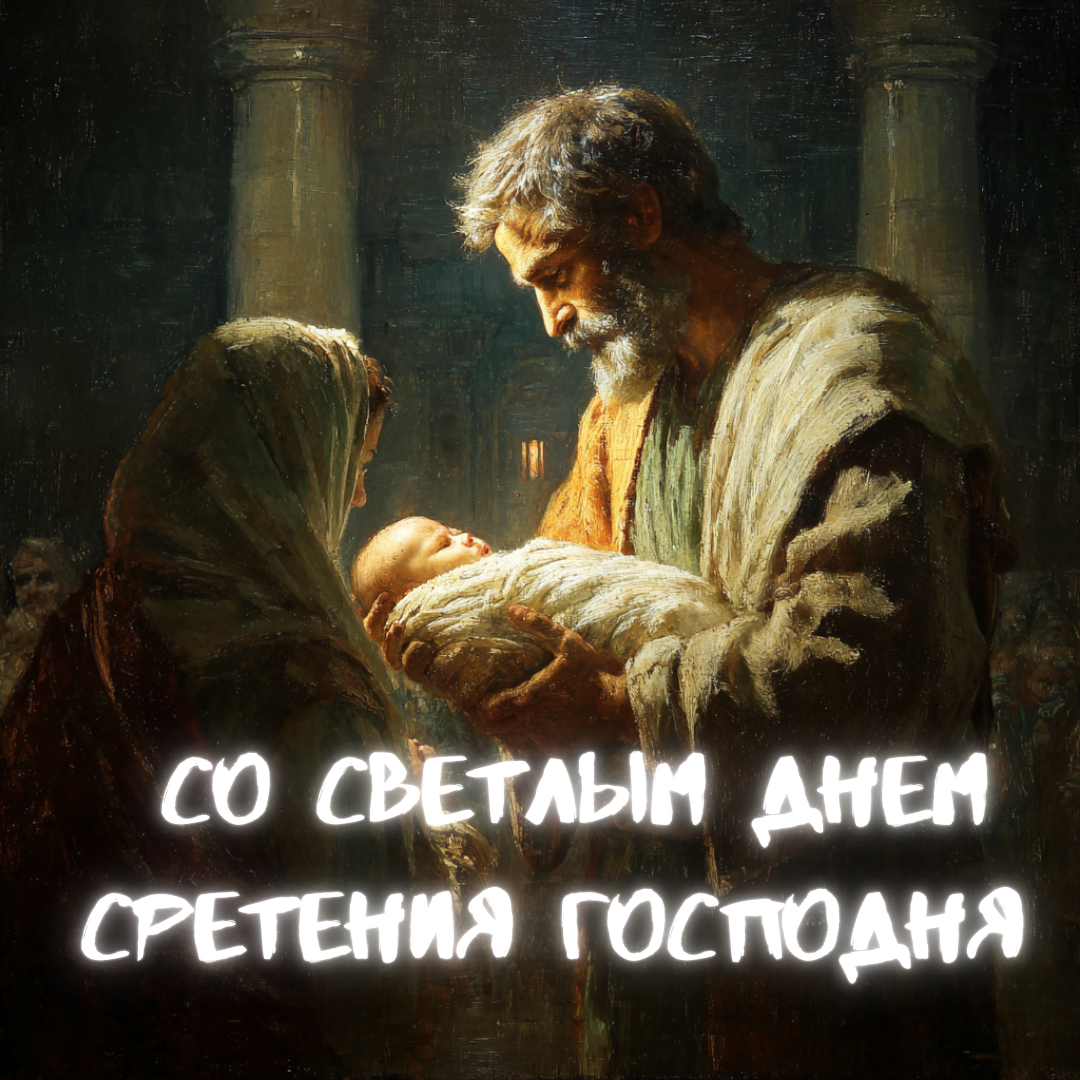 Со Сретением Господним, с праздником Сретения