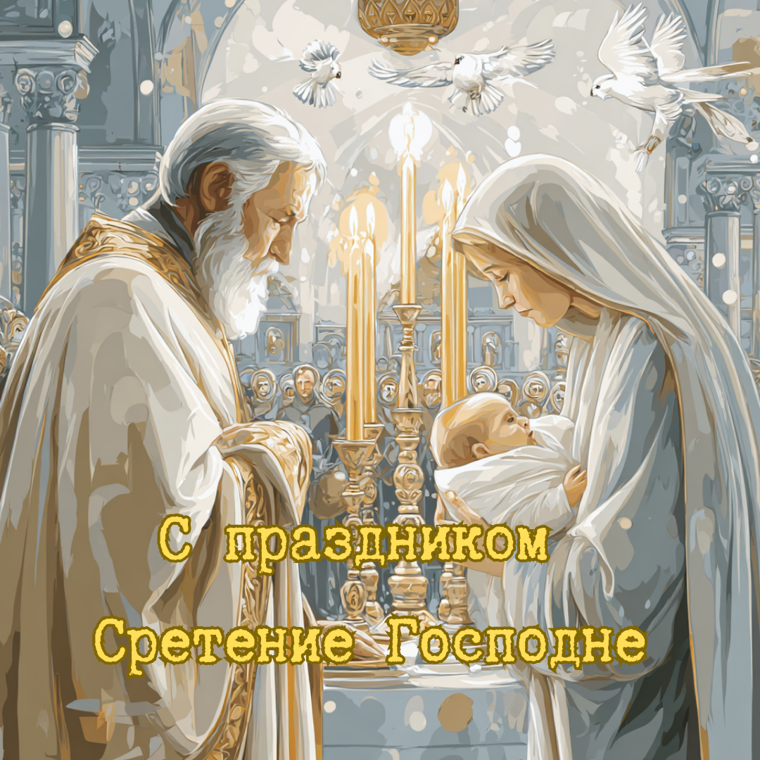 Со Сретением Господним, с праздником Сретения