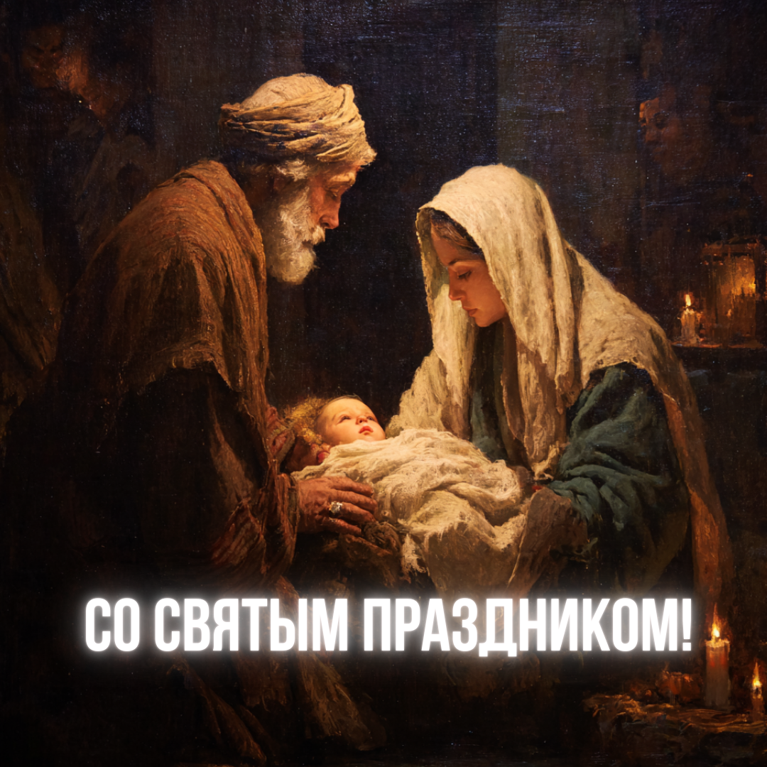 Со Сретением Господним, с праздником Сретения