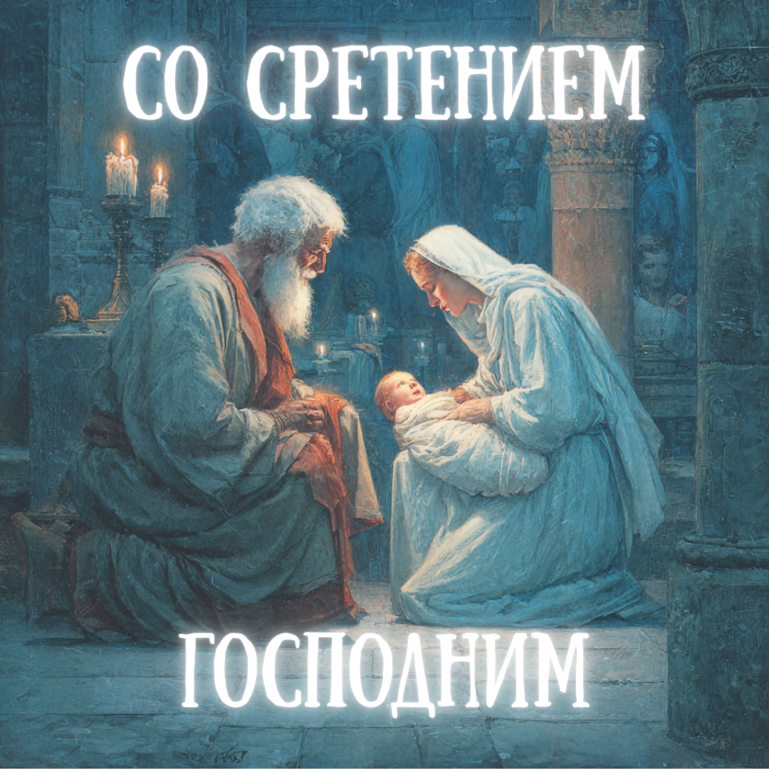 Со Сретением Господним, с праздником Сретения