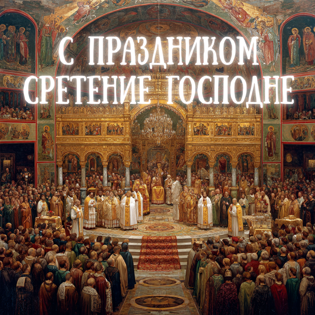 Со Сретением Господним, с праздником Сретения