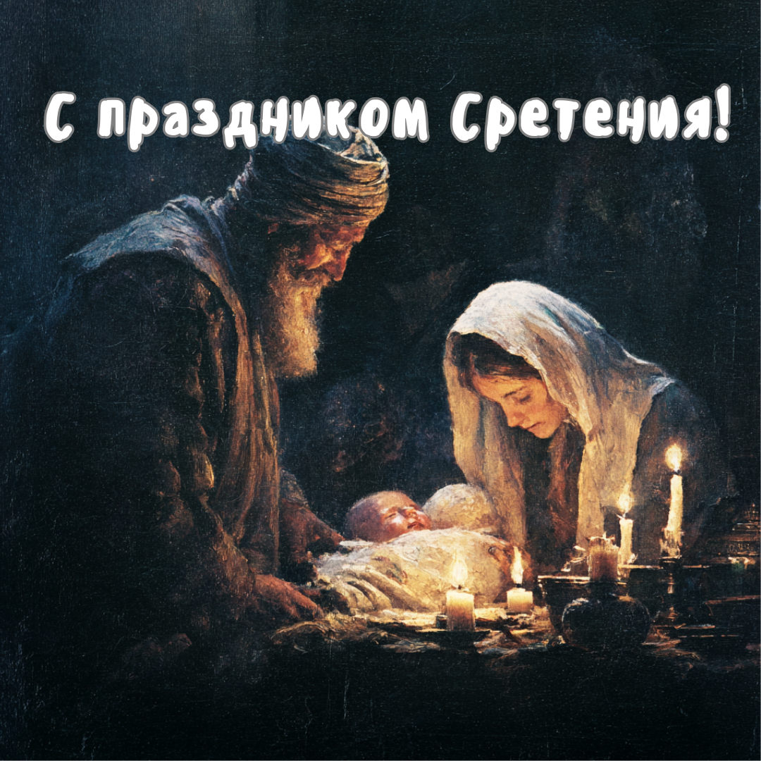 Со Сретением Господним, с праздником Сретения