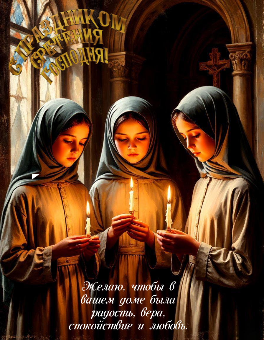 Со Сретением Господним, с праздником Сретения