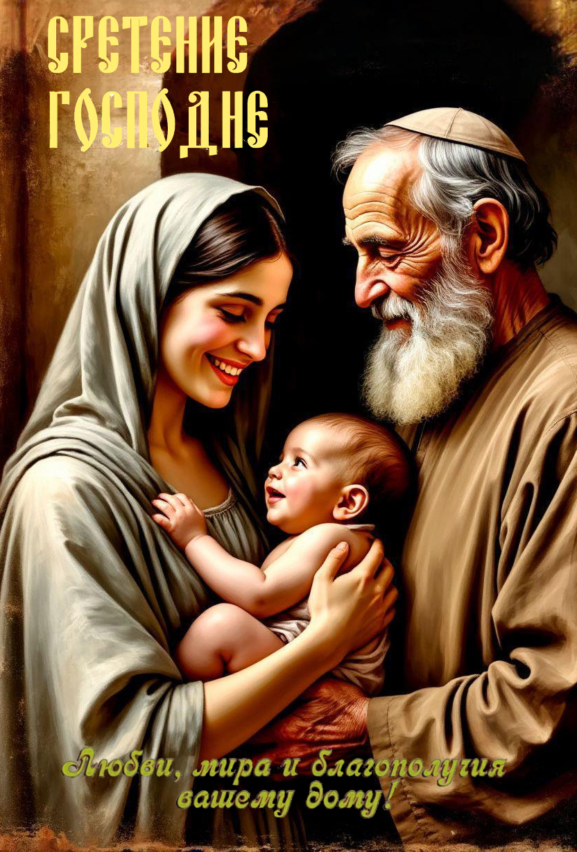Со Сретением Господним, с праздником Сретения