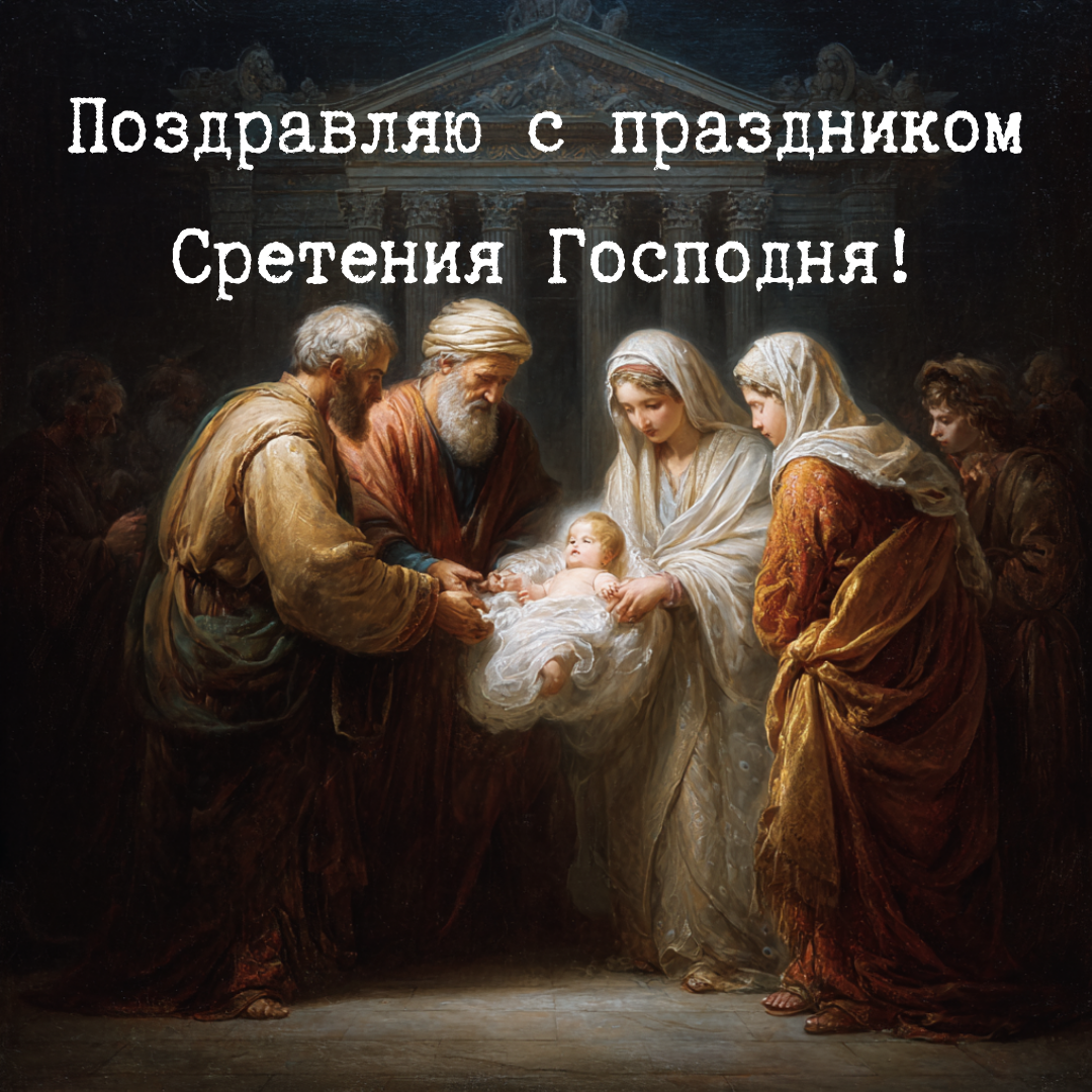 Со Сретением Господним, с праздником Сретения