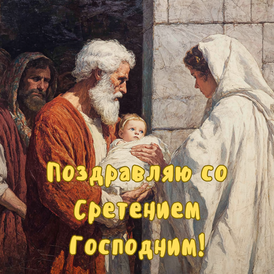 Со Сретением Господним, с праздником Сретения