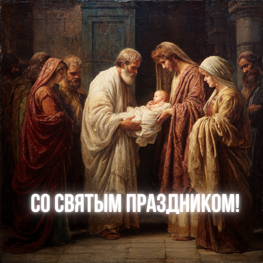 Со Сретением Господним, с праздником Сретения