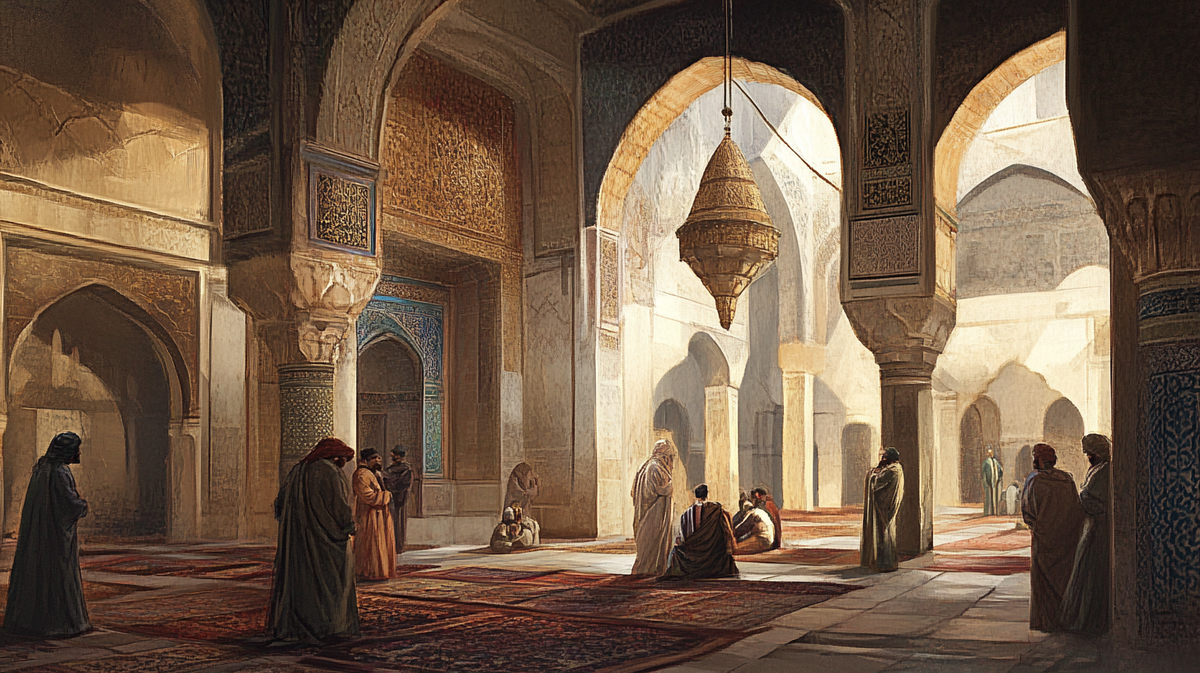 Postcard With the beginning of Ramadan