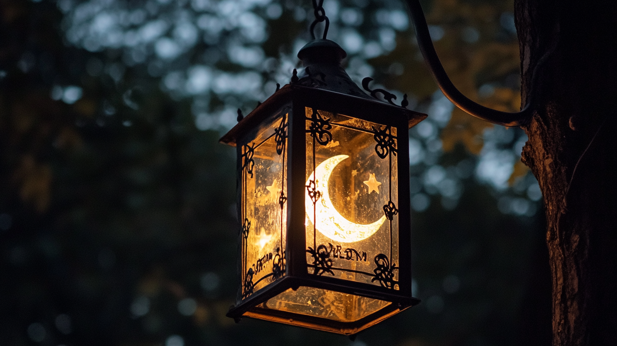 Postcard With the beginning of Ramadan