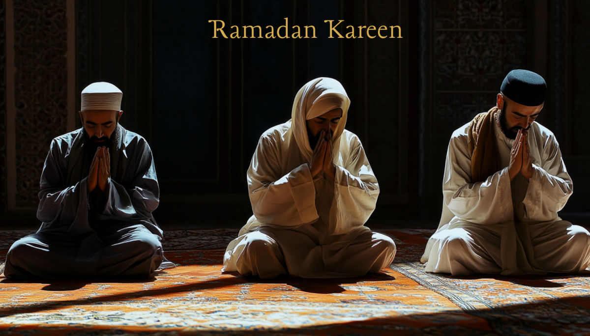 Postcard With the beginning of Ramadan