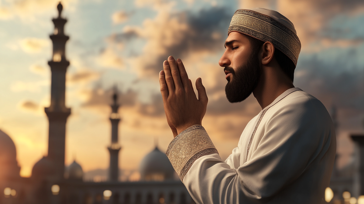 Postcard With the beginning of Ramadan