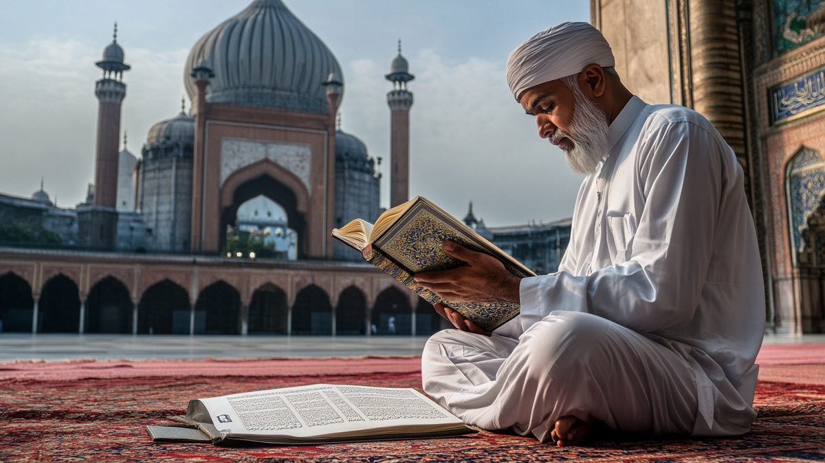 Postcard With the beginning of Ramadan