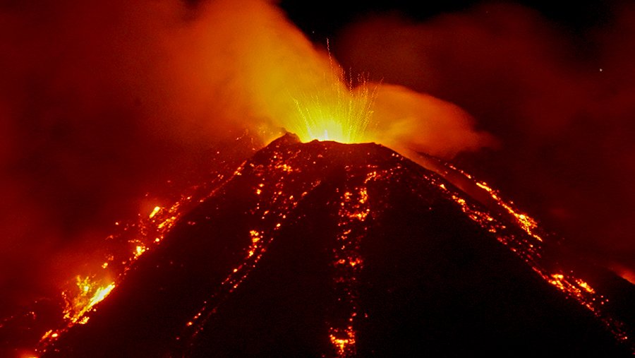 вулкан этна проснулся