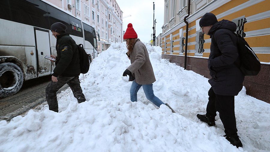 В Московском регионе объявили «желтый» уровень опасности из-за снегопада