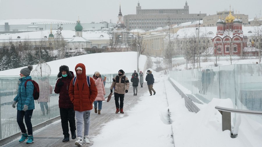 В Москве объявили «желтый» уровень погодной опасности из-за метели