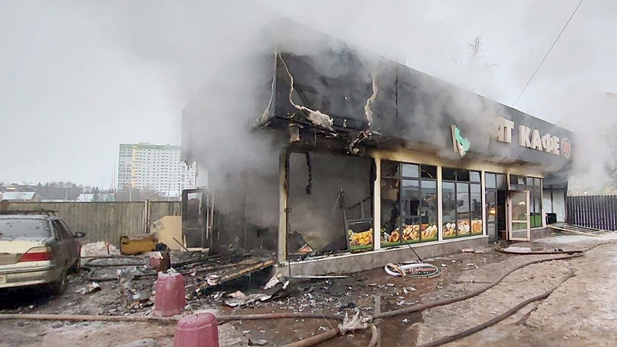 Взрыв газа произошел в кафе в Уфе