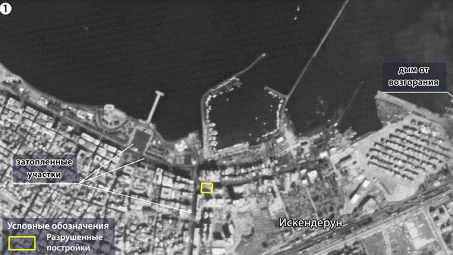 «Роскосмос» показал спутниковый снимок последствий землетрясения в Турции