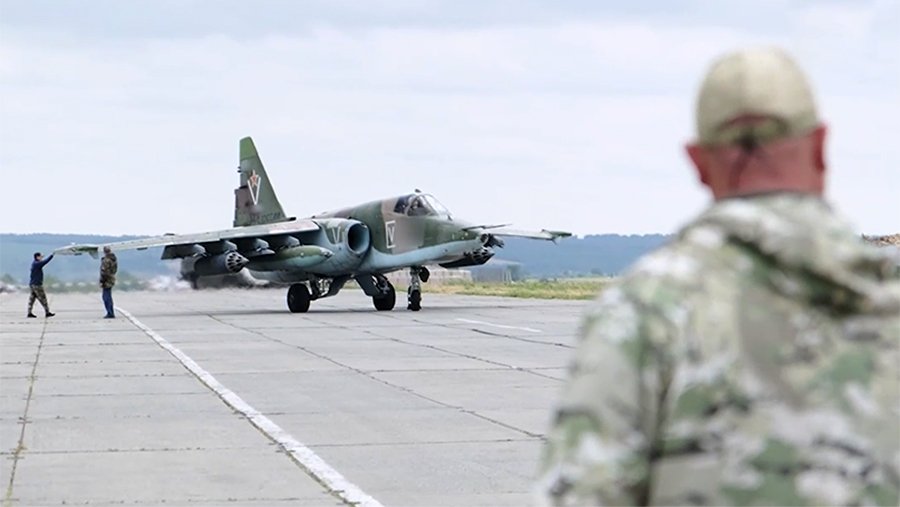 Экипажи Су-25СМ уничтожили минометные расчеты ВСУ