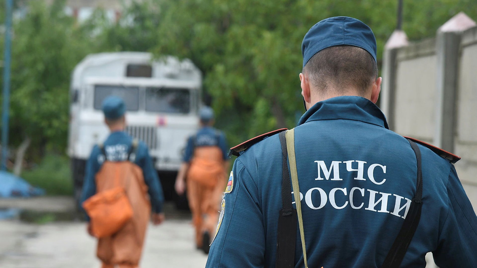 Дерево упало на забор детского сада на западе Москвы из-за непогоды