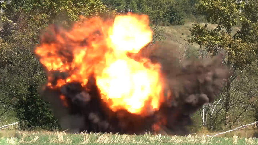 Инженеры Росгвардии обезвредили неразорвавшийся боеприпас вблизи Курской АЭС