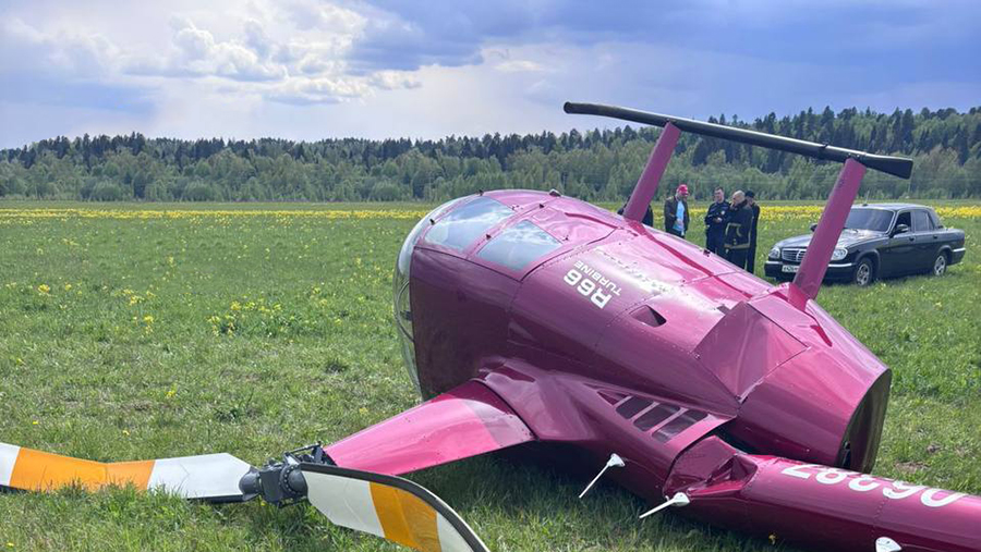 Росавиация признала жесткую посадку вертолета R66 в Подмосковье аварией