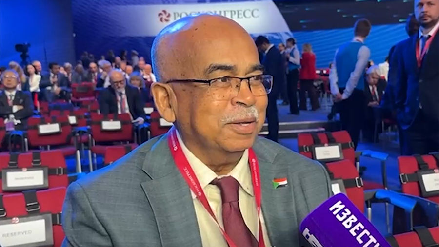 The Sudanese Energy Minister pointed to the search for ways to return the Russian presence in Africa. | World News | Izvestia | 16.10.2025