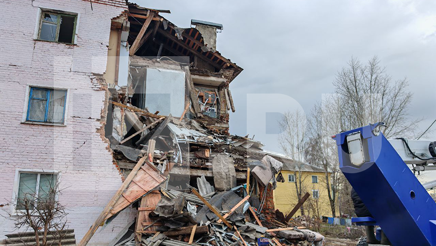 Людей под завалами дома в Тульской области не обнаружено