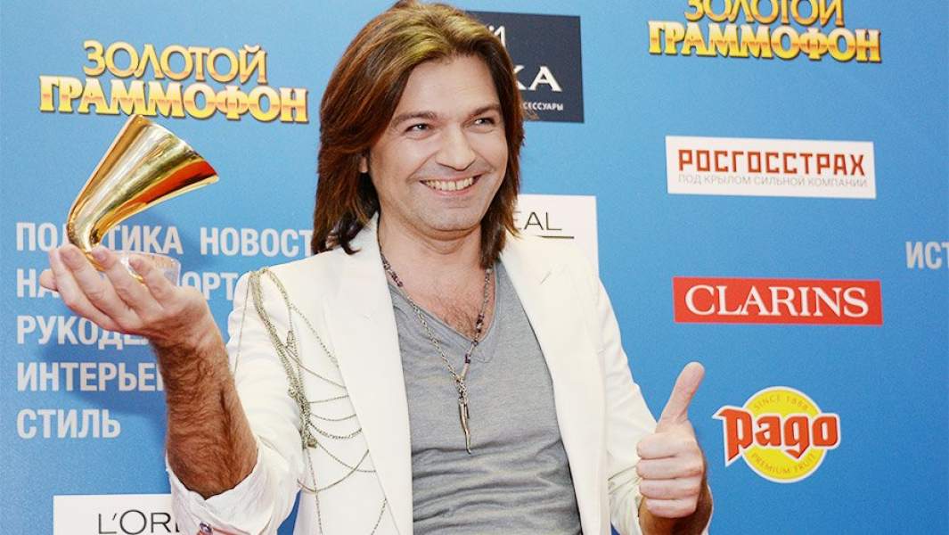 митрий Маликов на юбилейном шоу «Легендарные хиты Золотого Граммофона»