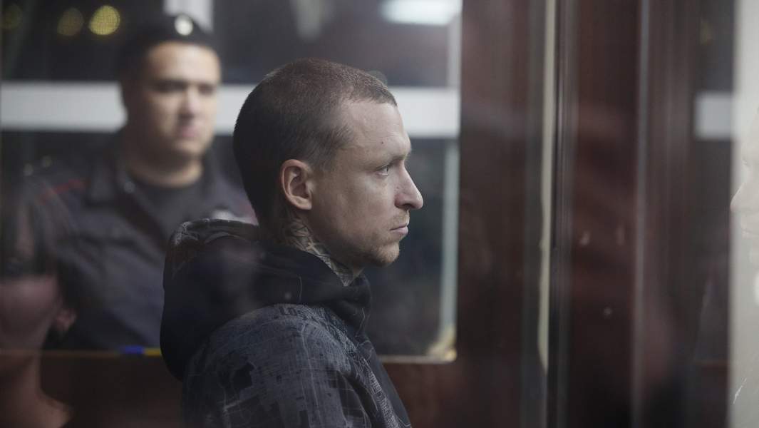 Футболист Павел Мамаев, обвиняемый в хулиганстве, на заседании Тверского районного суда Москвы