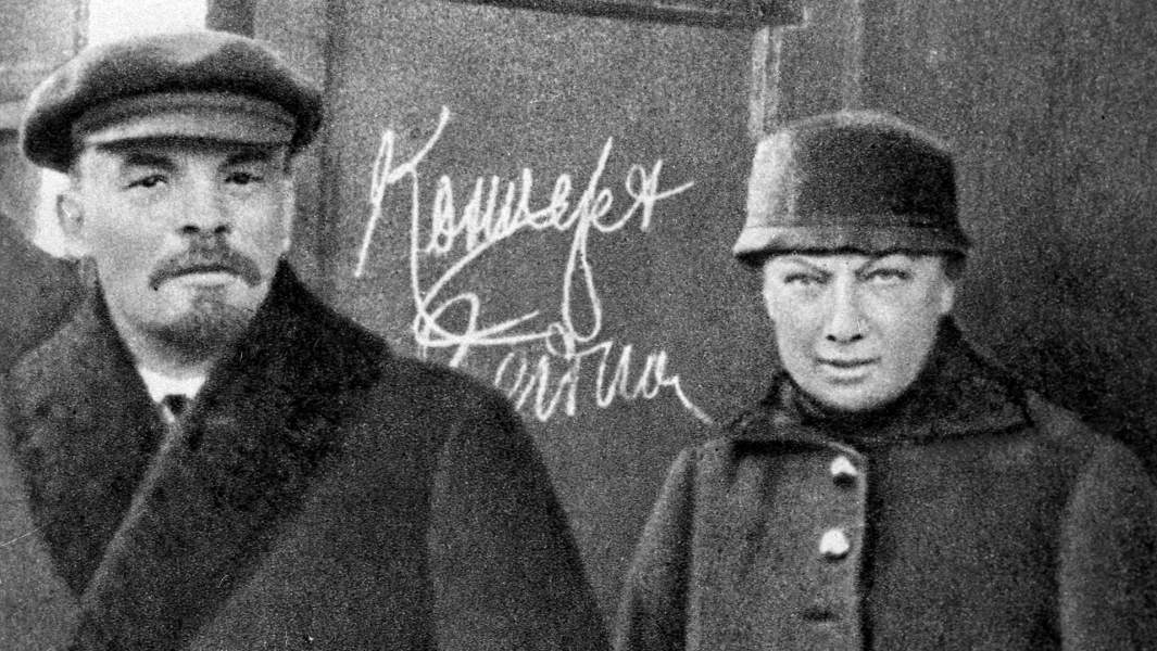 Владимир Ильич Ленин и Надежда Константиновна Крупская 
