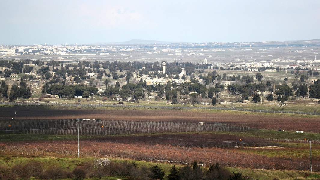 Израильско-сирийская граница в районе Голанских высот