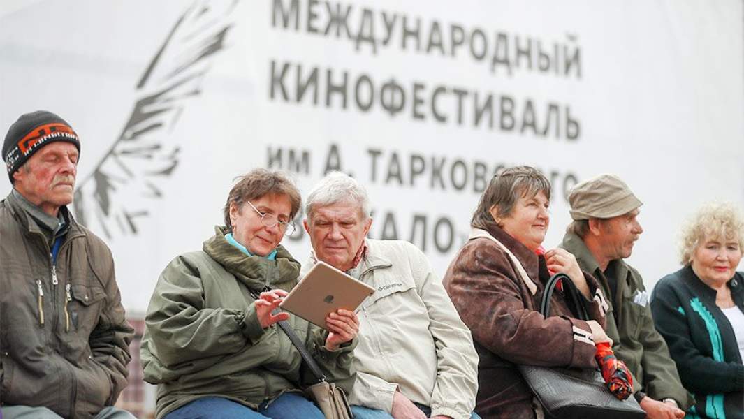 Жители Юрьевца на открытииХI Международного кинофестиваля «Зеркало» имени А. Тарковского 