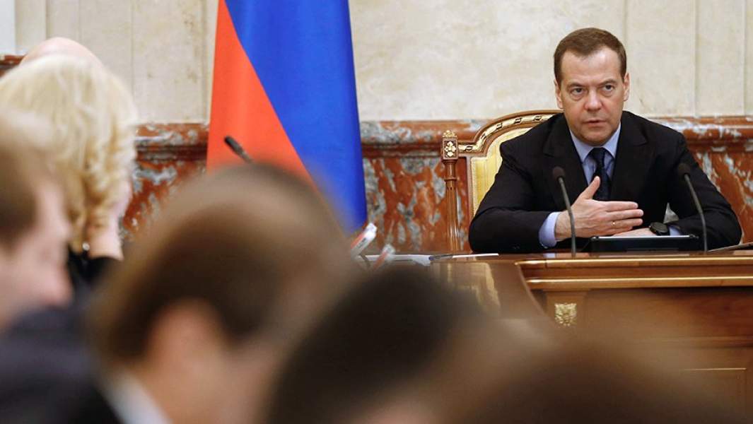 Премьер-министр РФ Дмитрий Медведев проводит заседание правительства. 11 апреля 2019 года