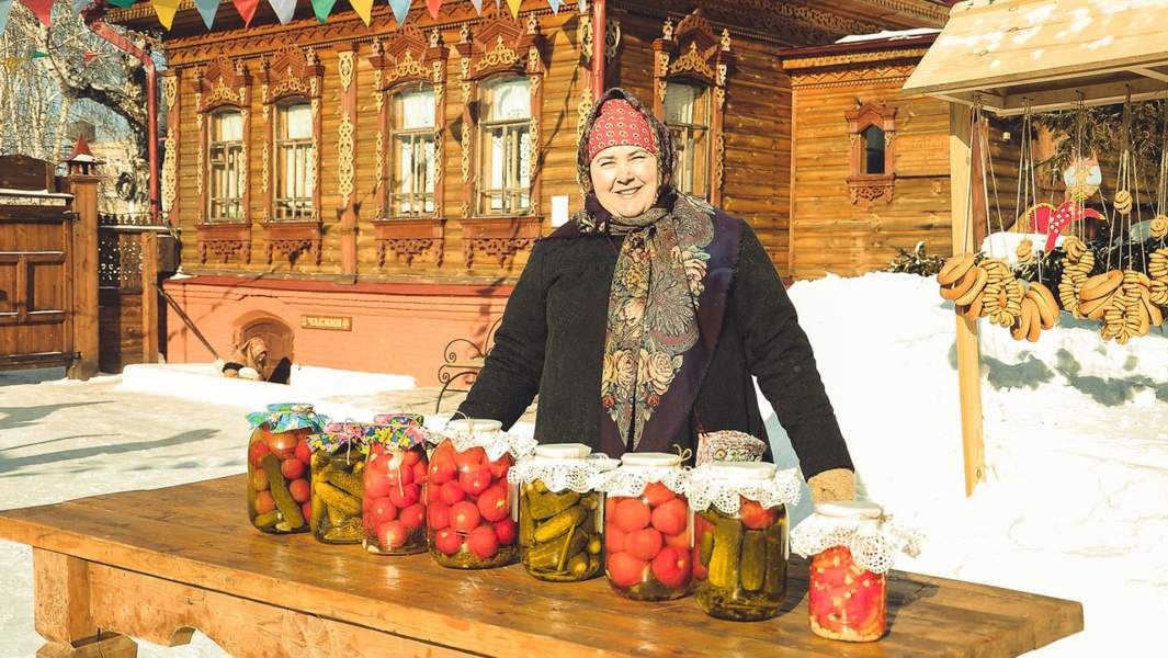 В «Старине Сибирской» можно не только насладиться исконно русскими блюдами, но и самим их приготовить в русской печи